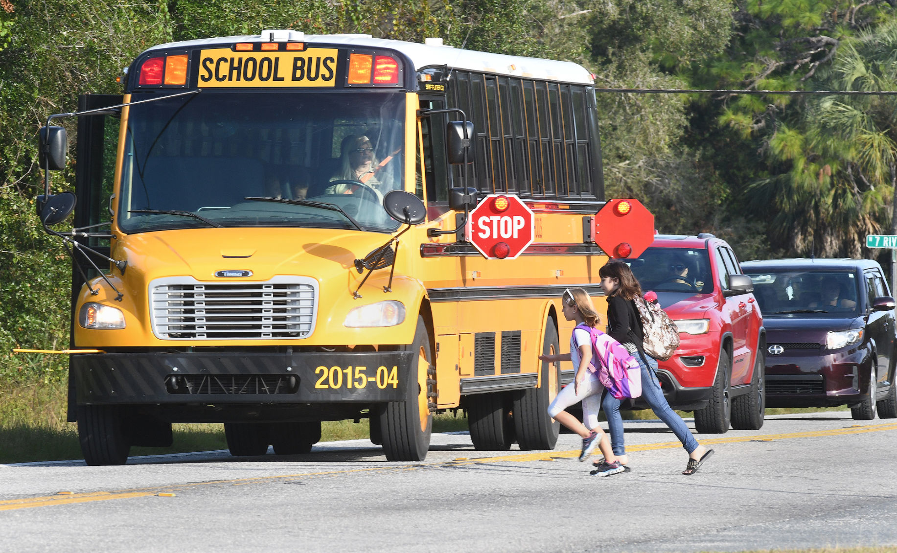School Bus Stop (File)